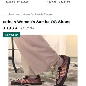Adidas Women's Samba OG Shoes - Pink and Black